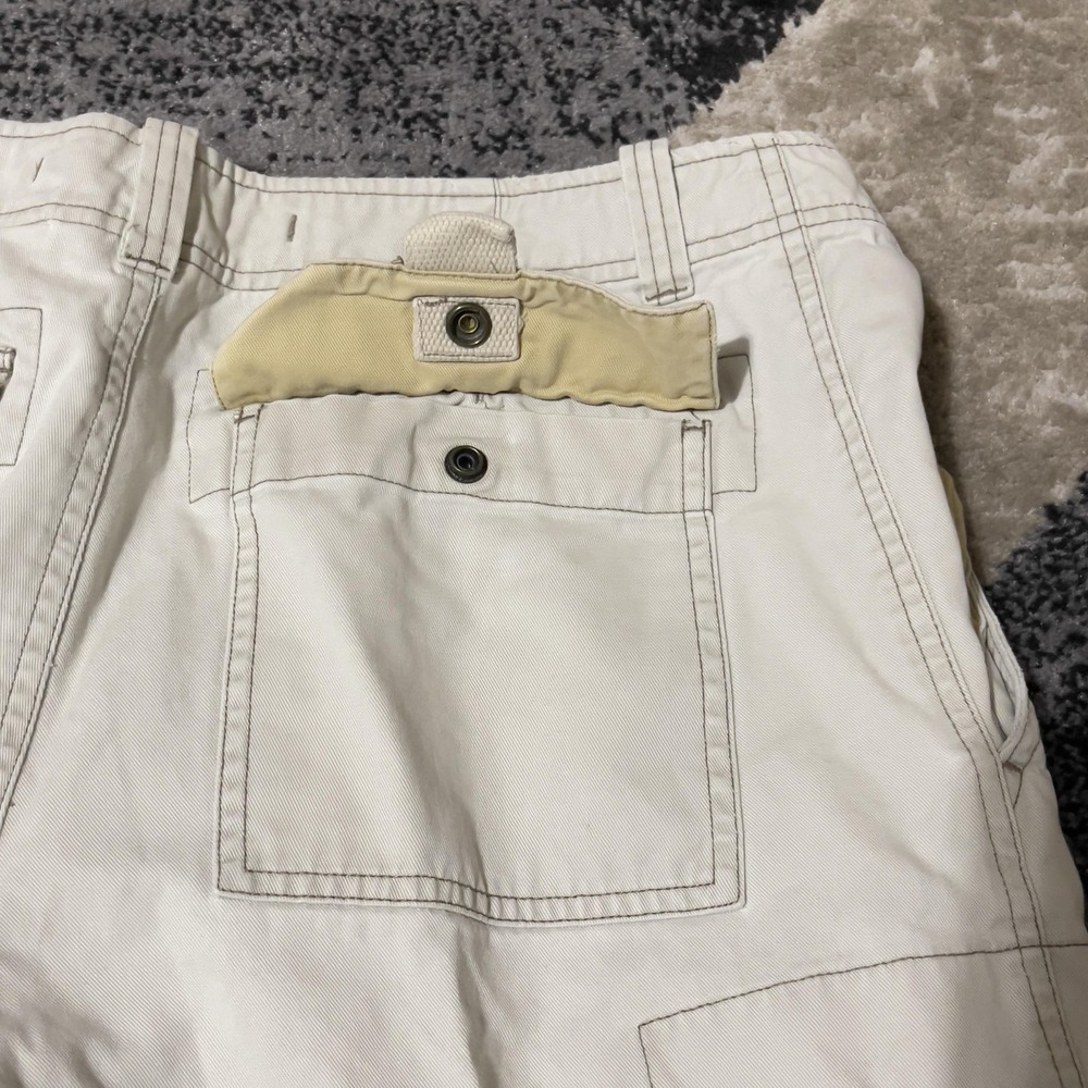 Old Navy Cargo Pants Men 30x30 Beige Convertible Zip Off Outdoor Military‎ Y2K - Picture 13 of 16
